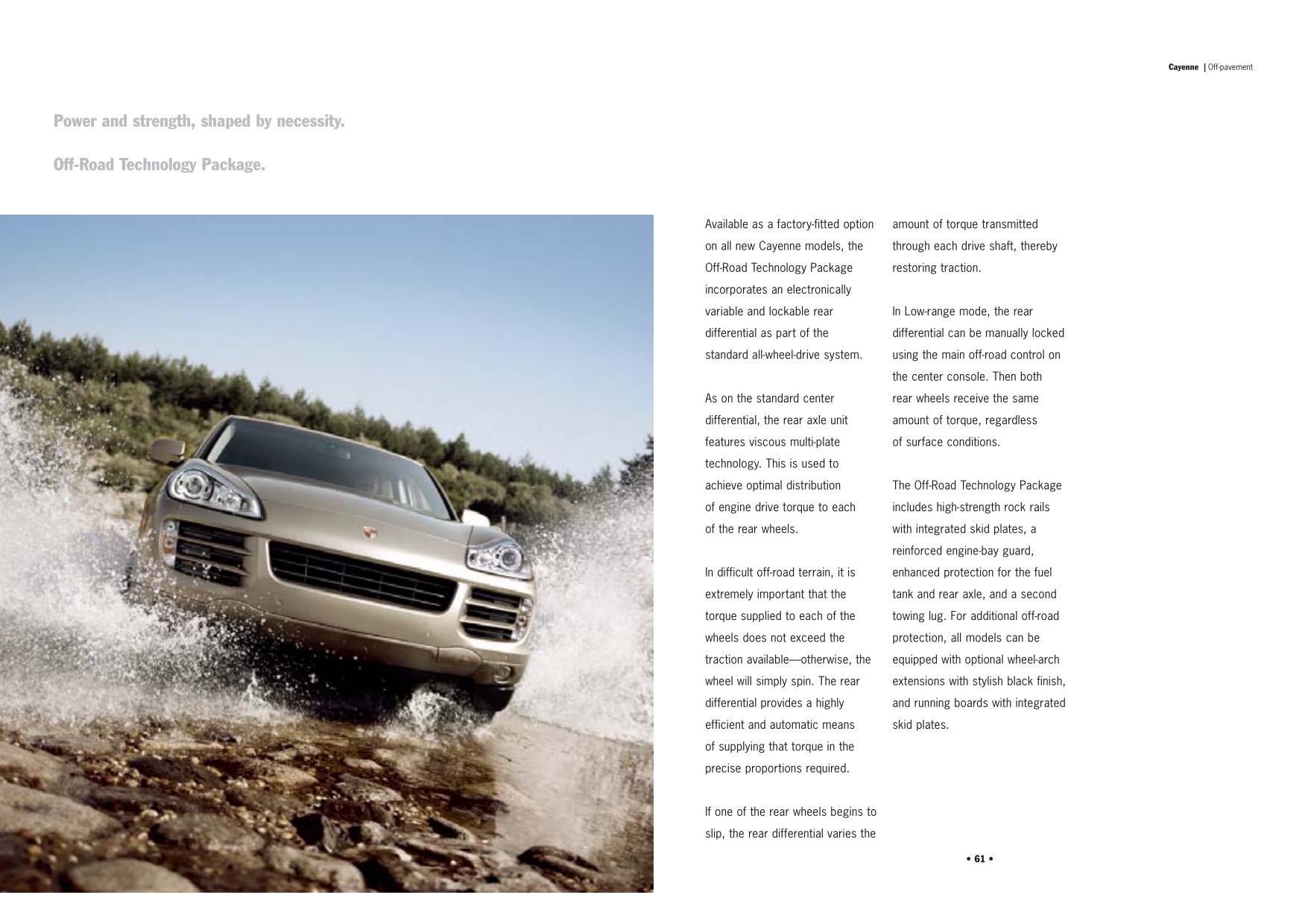 2008 Porsche Cayenne Brochure Page 24